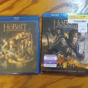 The Hobbit blue ray dvds